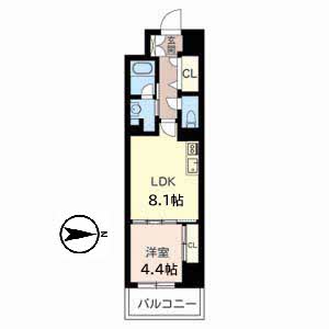 クラヴィーア江坂江の木町 0604号-13