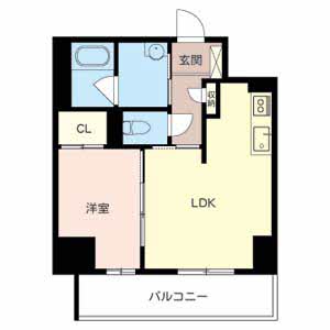 クラヴィーア江坂江の木町 1202号-3