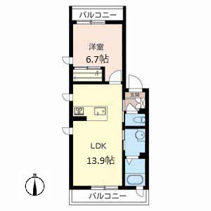シャーメゾン今津中 A302号-14