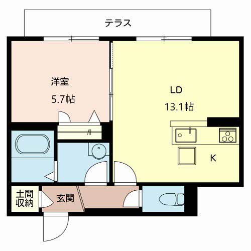 プリムローズ　くずは　Ⅱ番館 0102号-2
