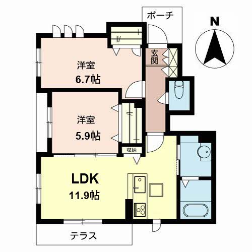 シャーメゾン コンフォール 0105号-3