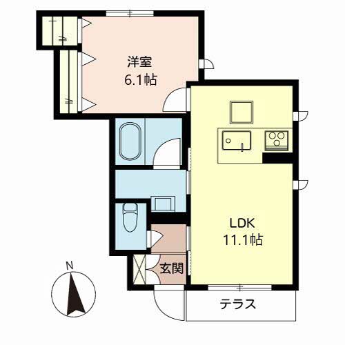 シャーメゾン ドリームⅡ 0102号-15