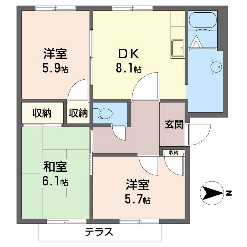 サンプライム阪南A101-2