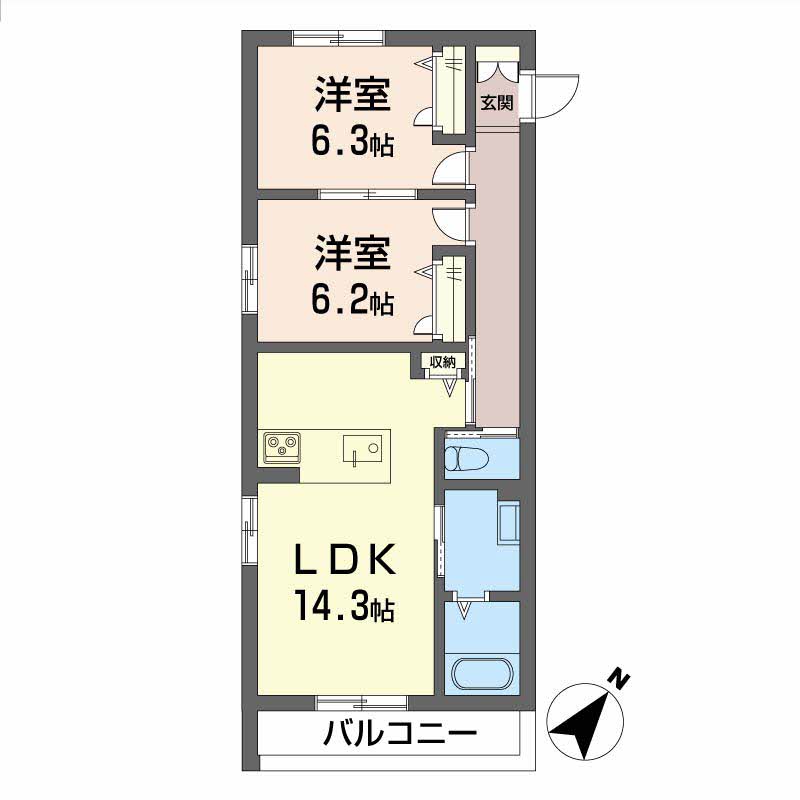 シャーメゾン　ガーデンズ　今木 0201号-5