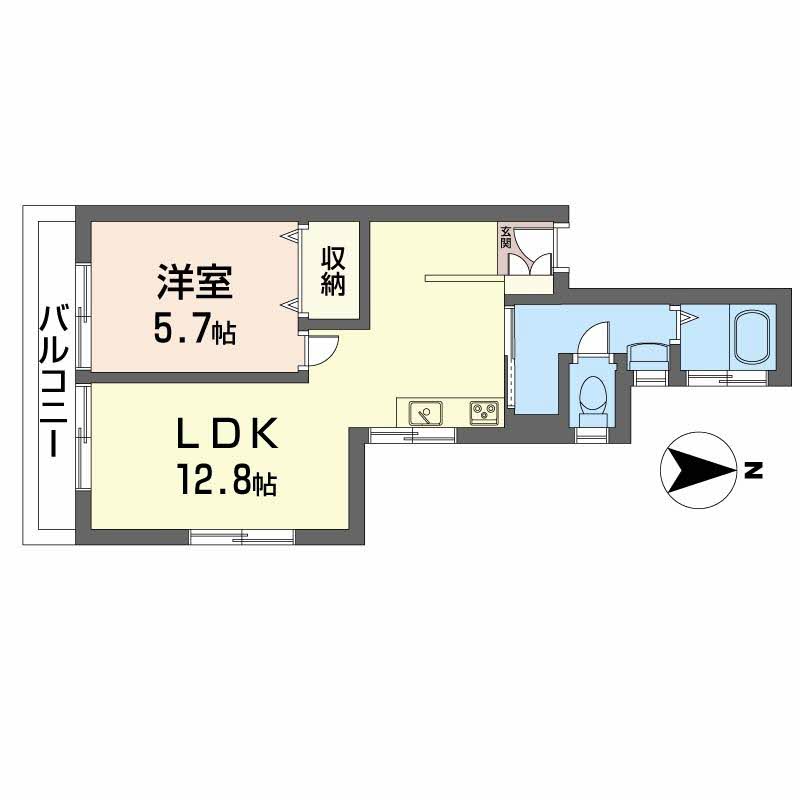マンション月若 0301号-2