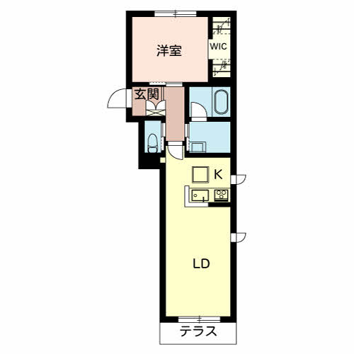 シャーメゾンさくらコート粟津 0101号-2
