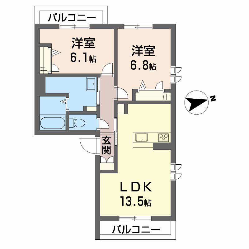 シャーメゾン岩出清水 0201号-2