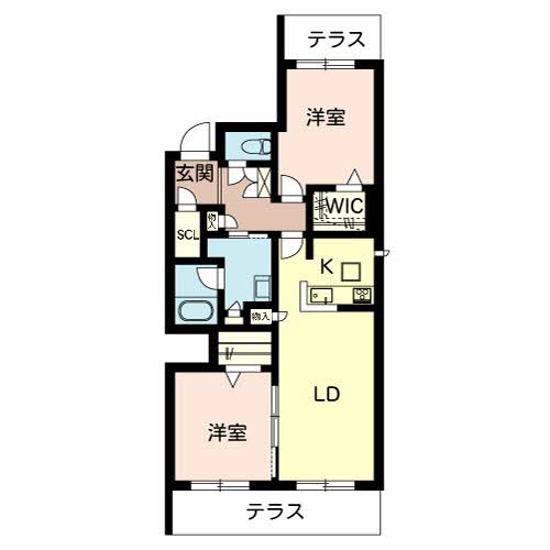 ＴＥＲＲＡＣＥ甲子園花園 0101号-2