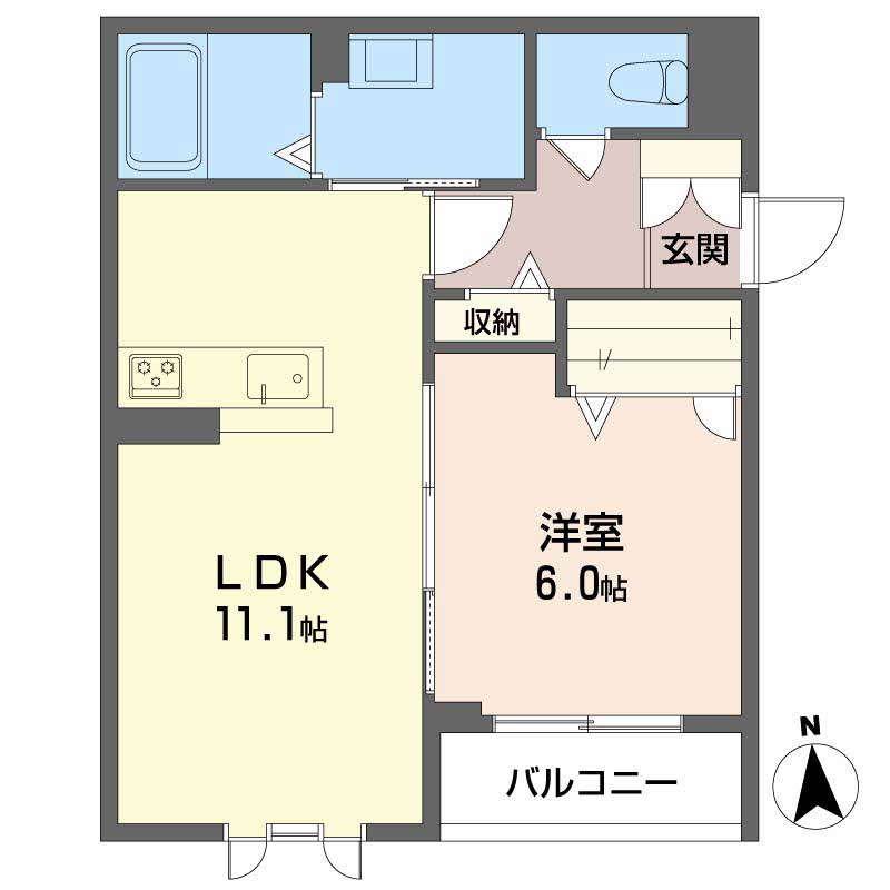 シャーメゾンガーデンズ紀三井寺 0201号-16