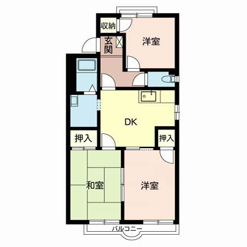 草川ハイツⅢ0206-2