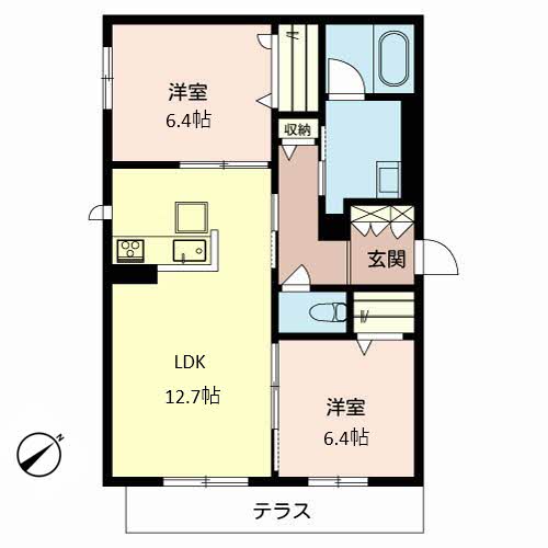 クレオール鶴見２番館 0102号-2