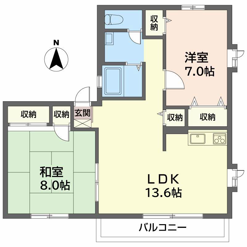 楠葉丘ハイツ Ⅰ・Ⅱ 2203号-16