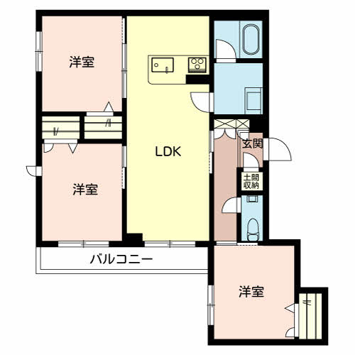グリシーヌ御所西Ⅰ 0202号-3