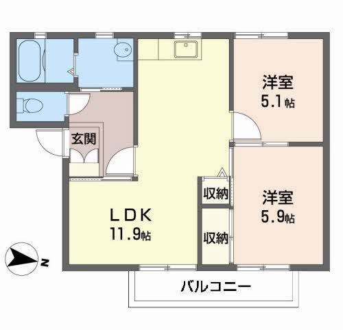 マインドハイツ辻井A203-2