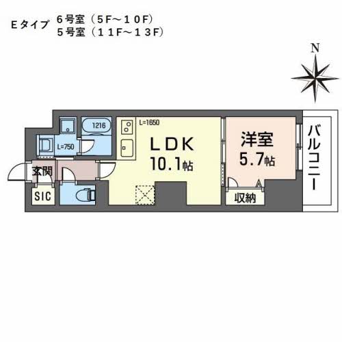 プラシーデンス本町 0606号-2