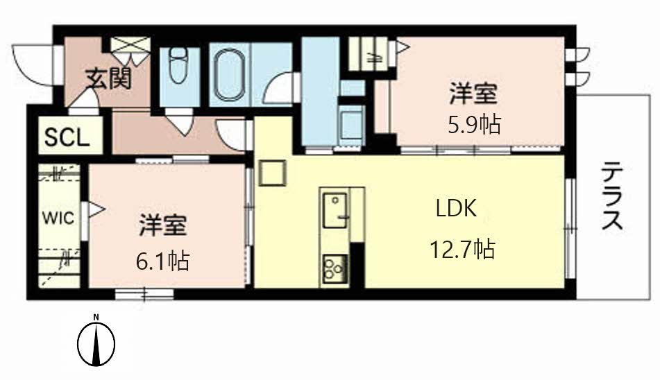 シャーメゾン南久宝寺Ⅲ番館 0102号-4