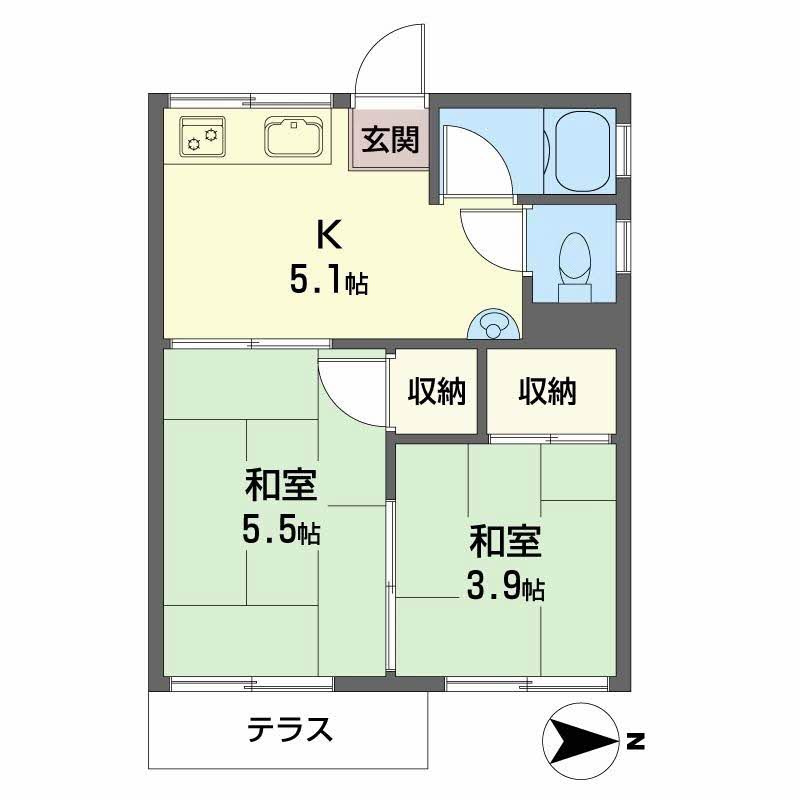 矢田口ハイツ 0102号-2