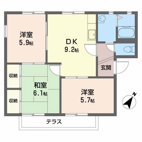 ガーデンタウン清水 B101号-16