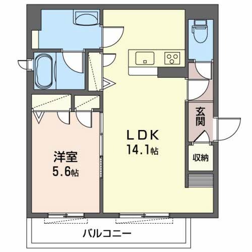 レナトゥスフォレナ緑橋 0301号-15
