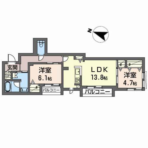 シャーメゾンガーデンズ六甲曾和 0202号-6