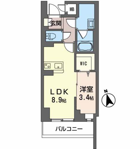 サザンクレストなんば南 1208号-4