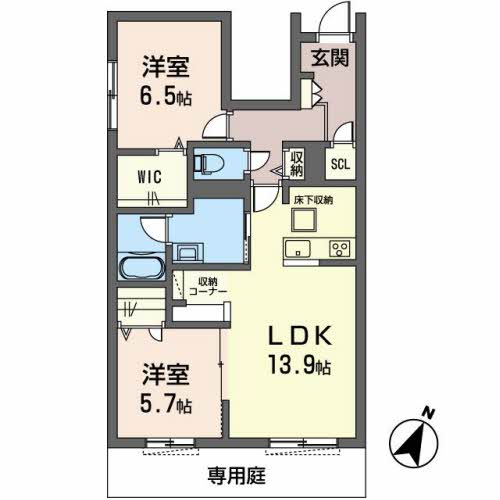 オカバ姫路岡町シャーメゾンB101-2