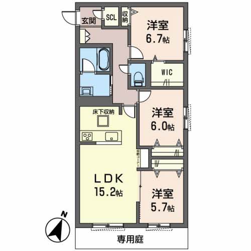 オカバ姫路岡町シャーメゾンB106-2