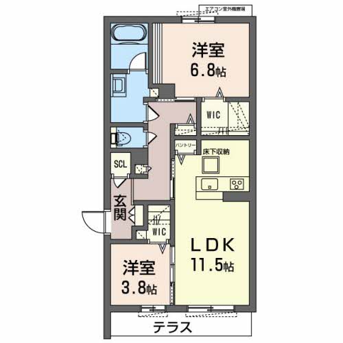 シャーメゾン　セレーノ A103号-16