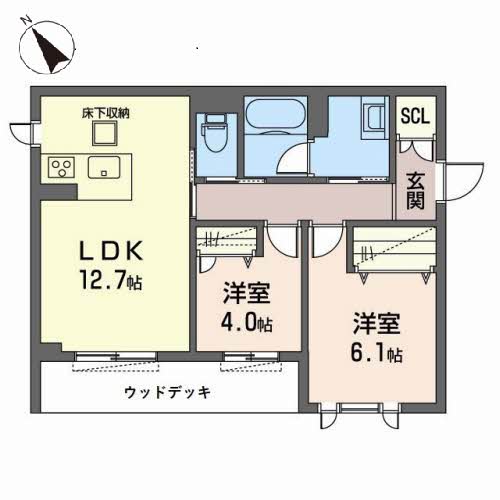 シャーメゾン西朱雀 0101号-5
