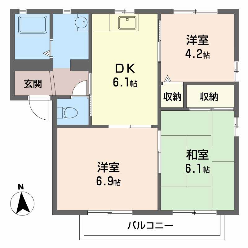 フレグランス立部A202-2