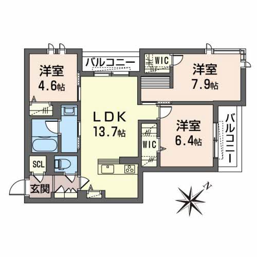 シャーメゾン　ルーナ　ノワ 0201号-6