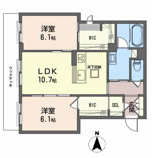 シャーメゾン セントレージ ウエスト 0105号-6