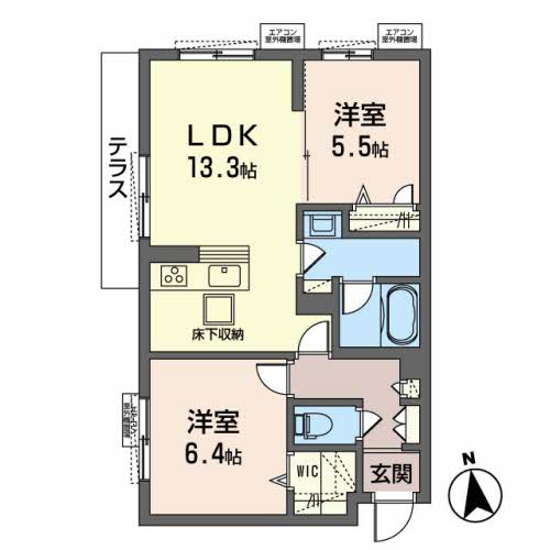 シャーメゾン　中鴻池Ⅱ　Ａ棟0103-2