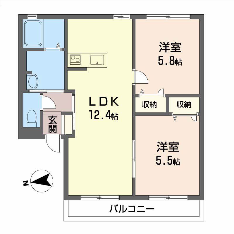 リッチンコートⅠ A202号-2