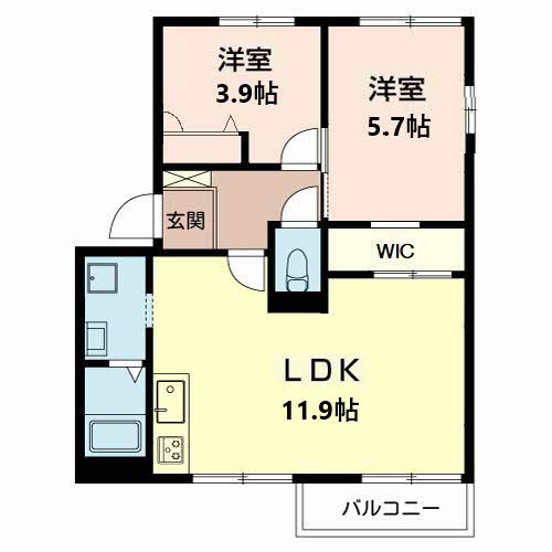 ハイツあすか路Ⅱ0201-2