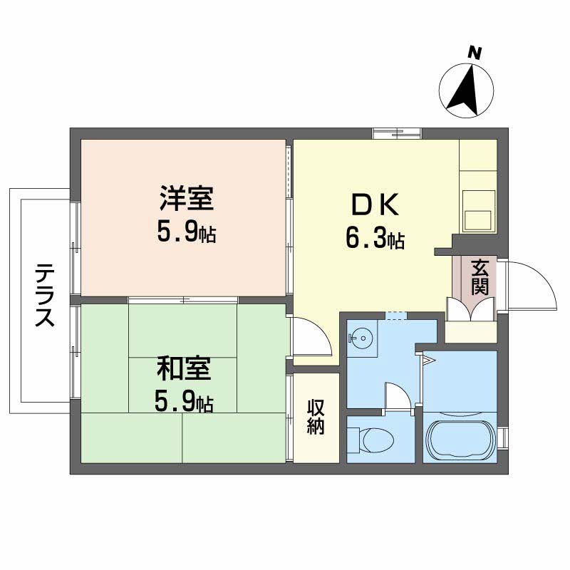ばらハイツ 0103号-12