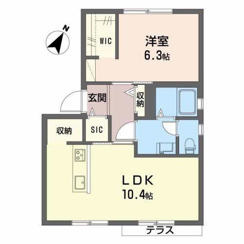 ロジュマンイズミＦＧ棟 G101号-14