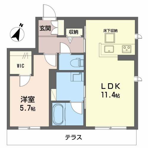 シャーメゾン アペルタ森北 B101号-16