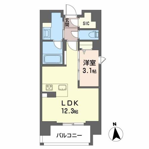 ウェルホームズ法円坂 0803号-12