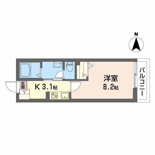 シャーメゾンＨＡＮＡＴＡ南岡0201-2