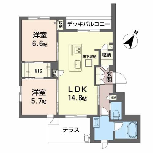 シャーメゾン高徳寺Ⅰ A103号-14