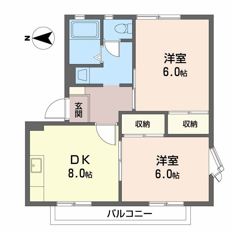 シャルマン島泉(A棟・B棟) B201号-1