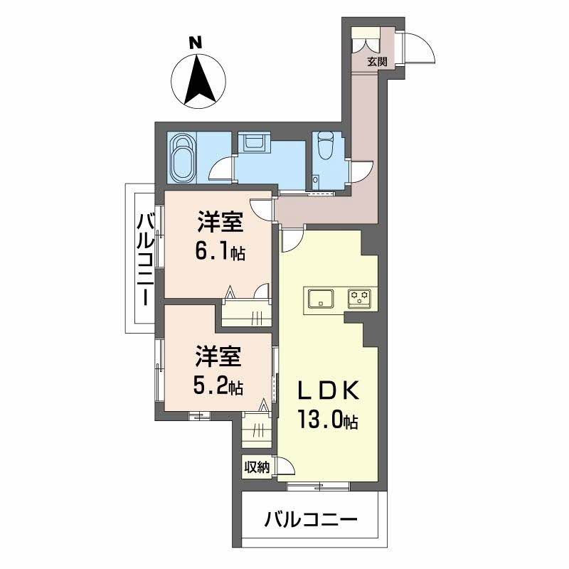 シャーメゾン京都旧二条 0201号-6