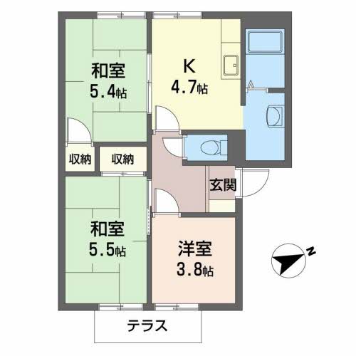 グリーンタウン國本Ｃ棟0105-2
