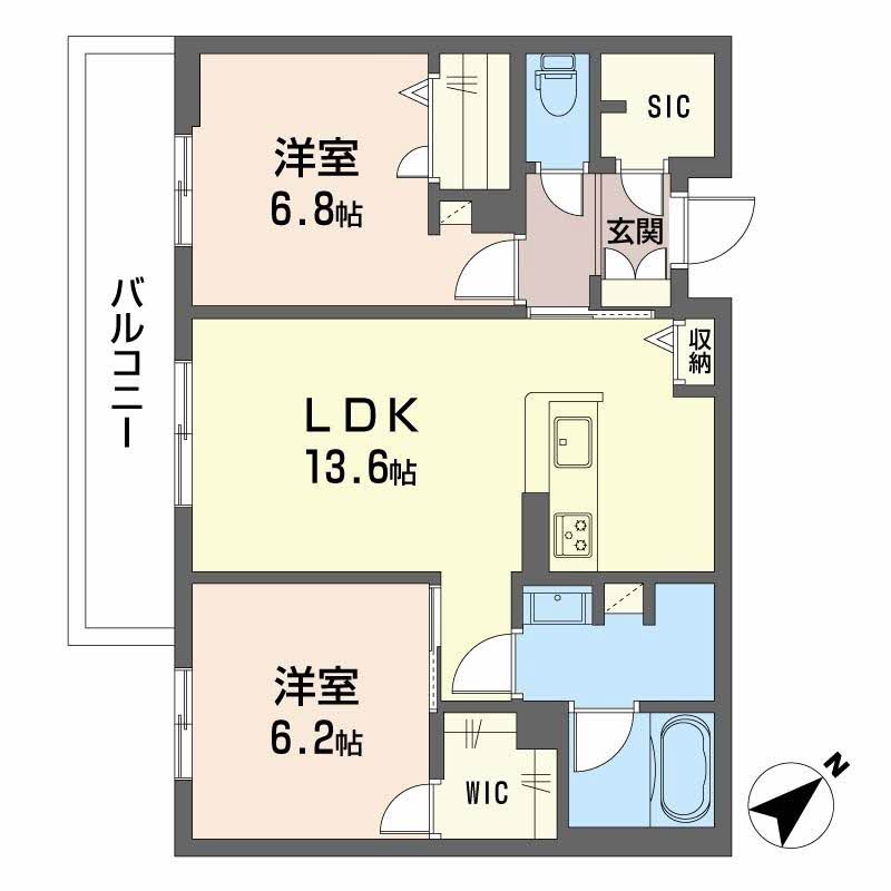 シャーメゾンビバーチェ東岸和田 0302号-5