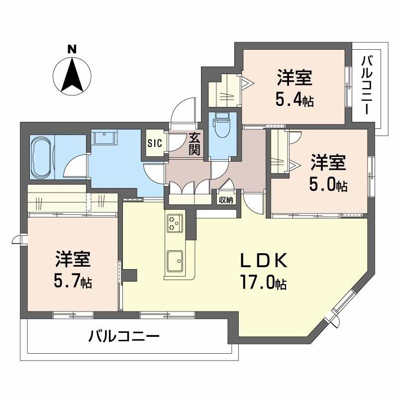 シャーメゾン ミモザ 0202号-5