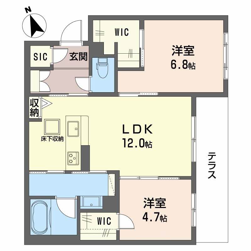 シャーメゾン　ブランヴェール住之江0101-2