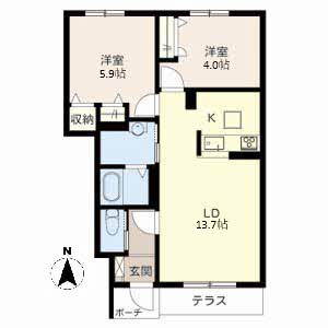 フェリア山崎 B101号-16