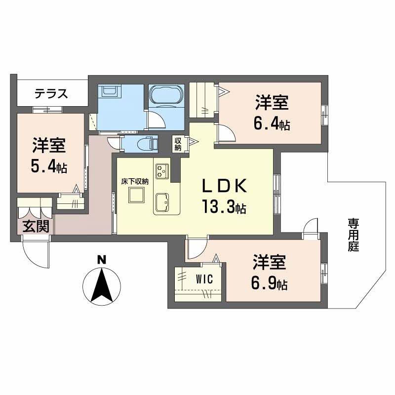 エクレール　ヴェール　シャーメゾン西院0101-2