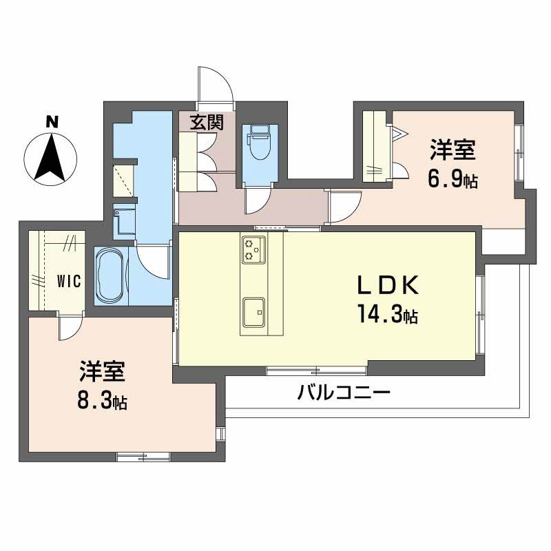 当社管理】フォートレス コート 幸 0203号室（大阪府高槻市
